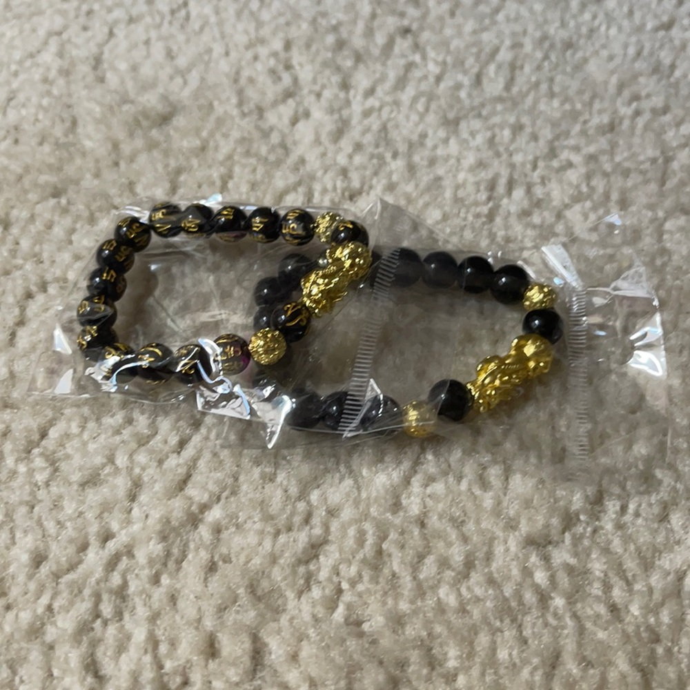 Black Obsidian Wealth Bracelet